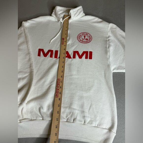 Vintage Miami sigillum universitatis miamiensis Sweatshirt Size M Made in Usa - Picture 5 of 16